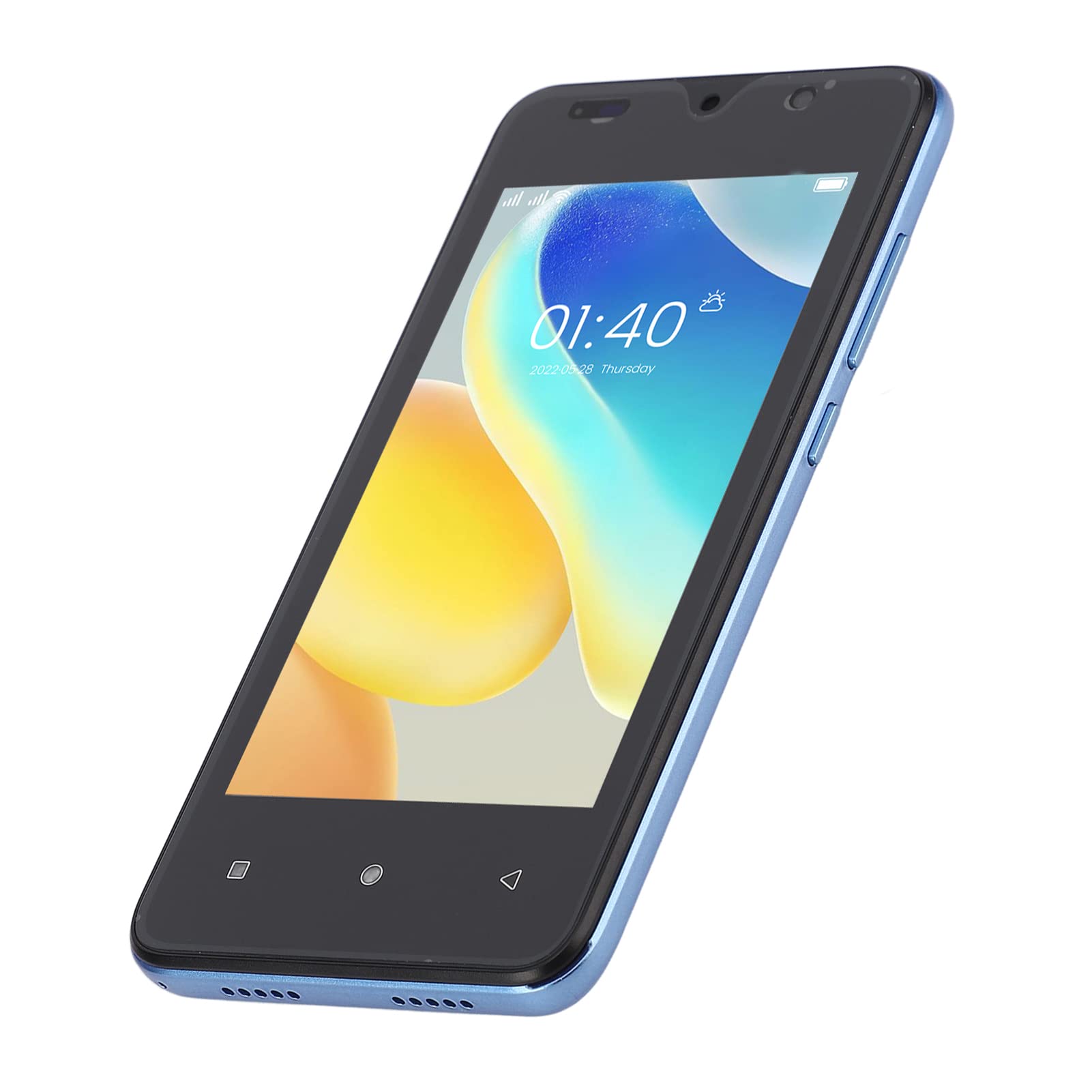 Odblokowany Smartfon Y53S, 4,66-calowy Telefon Komórkowy z Ekranem HD, 2 GB ROM 32 GB Smartfon do Rozpoznawania Twarzy, Podwójne Karty, Podwójny Tryb Gotowości, Obsługa do 128(Jasny niebieski)
