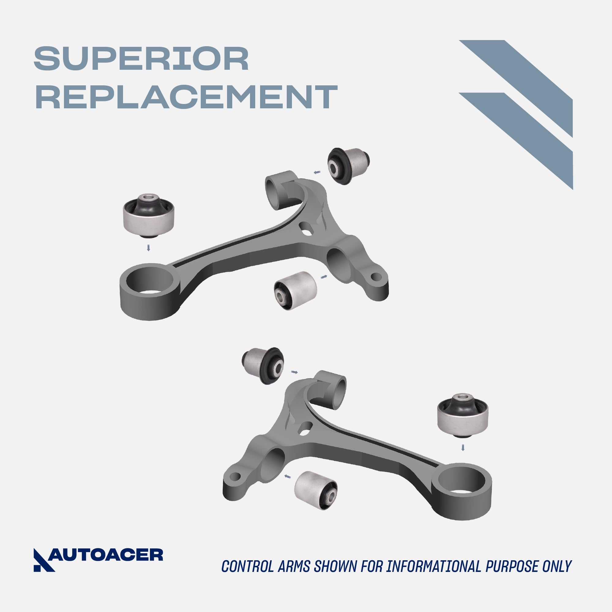 Amazon.com: Front Control Arm Repair Kit 6p - AUTOACER Lower