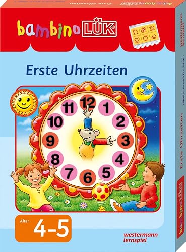 bambinoLÜK-Set: 4/5 Jahre - Vorschule Erste Uhrzeiten (bambinoLÜK-Sets: Kasten + Übungsheft/e)