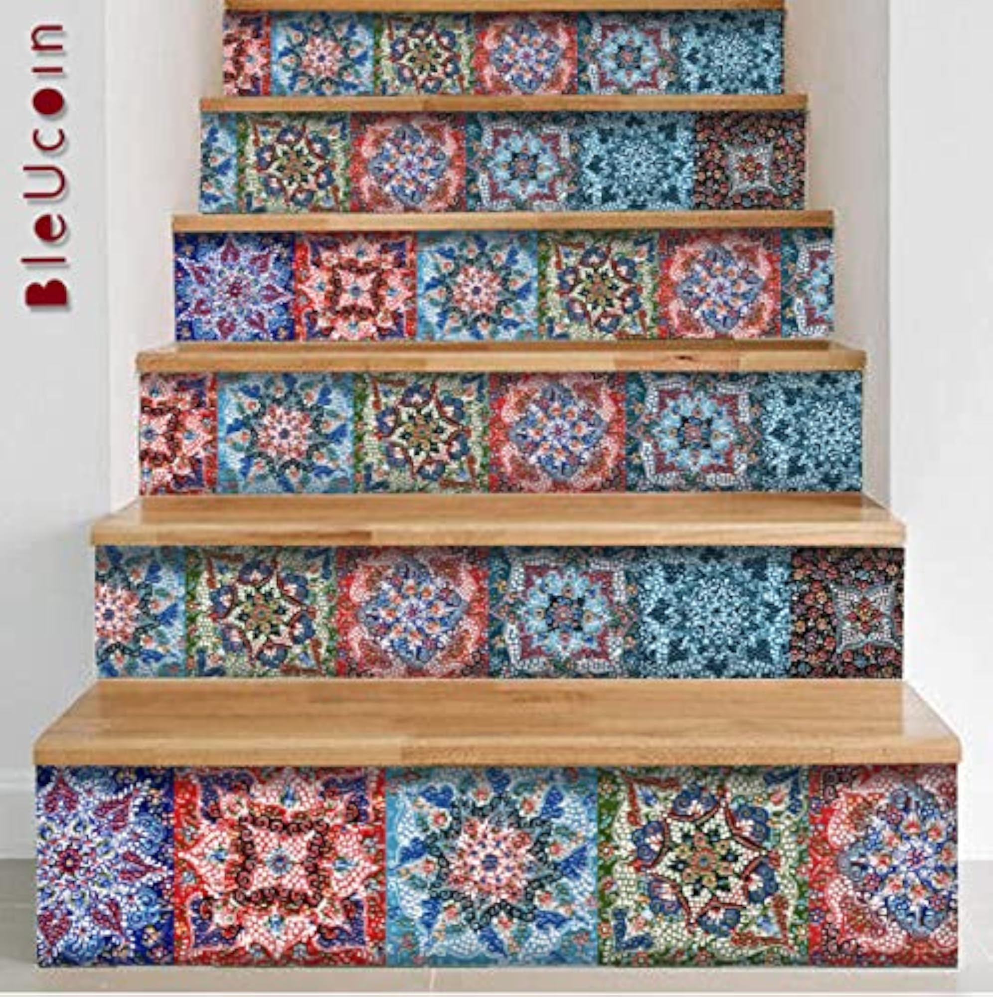 Turkish Bead Peel and Stick Tile Stickers for Kitchen & Bathroom