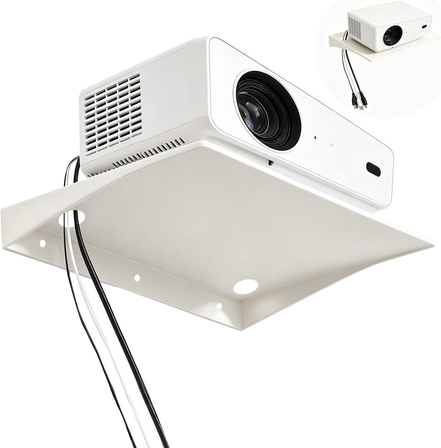 Floating TV Shelf, Projector Shelf, Router Wall Mount Shelf
