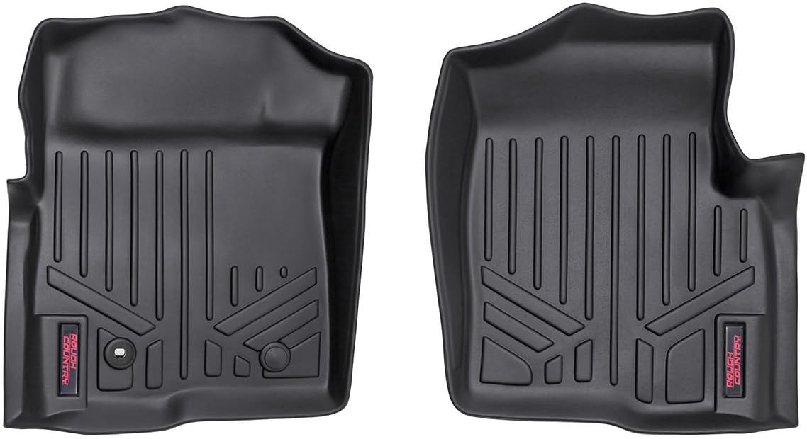 Rough Country All Weather Floor Mats Set for Ford F150