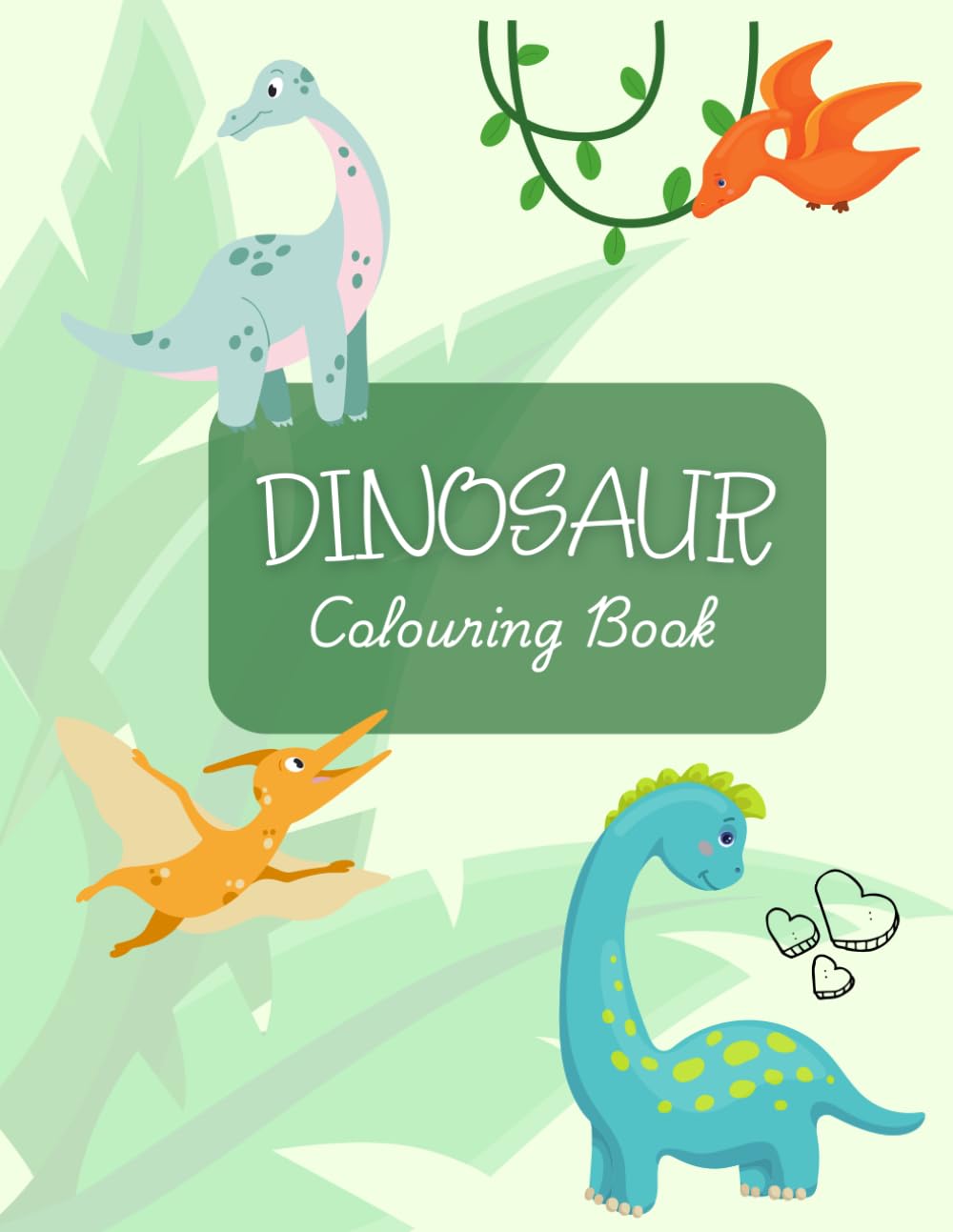Dinosaur Colouring Book: Kids colouring book