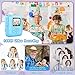 WEOLULI Kids Camera Instant Print, Birthday Gifts for 3 4 5 6 7 8 9 Year Old Girls Boys,Digital Camera for Toddler,Toys for Kids Age 4-8 with 3 Rolls Print Paper,32GB Card(Blue)