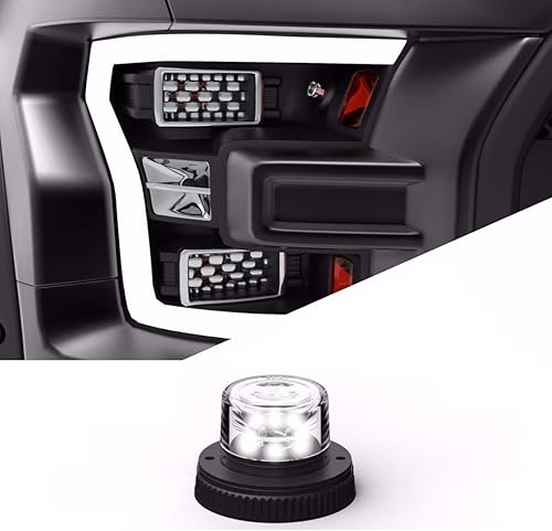 Flare - 6 Luces estroboscópicas Led de 360 para montaje en superficieLuces estroboscópicas de advertencia intermitentes para vehículos de