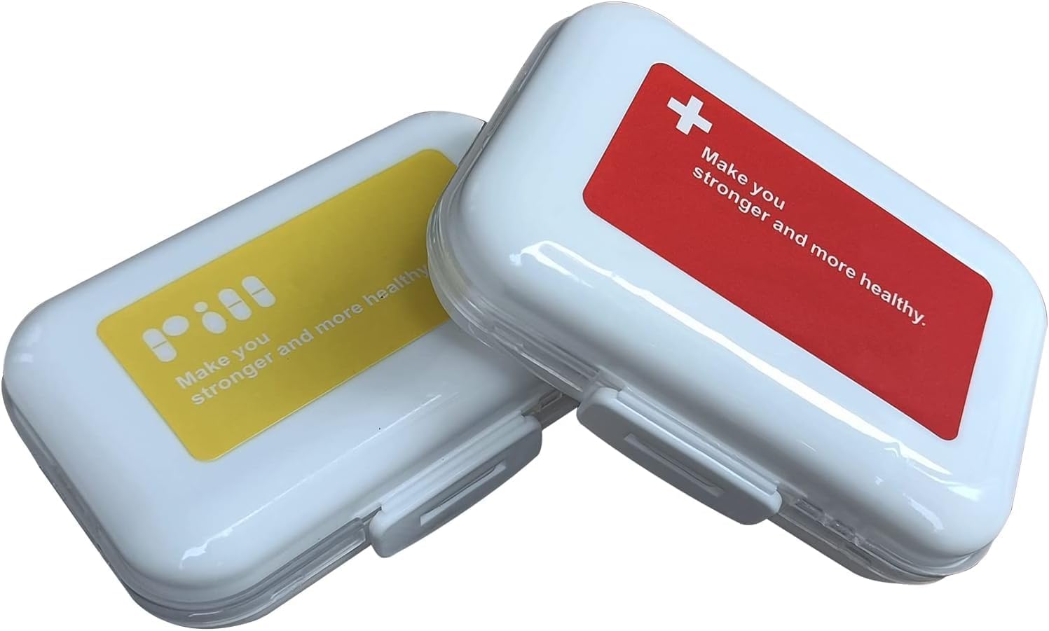EARTHCONE Pill Medicine Organizer Storage Box With 7 Small & 1 Large Compartments Moisture Proof Medicine Vitamin Holder Container Ideal For Travel, Pocket, Purse, Daily Pill Case (1Pcs)-image-14