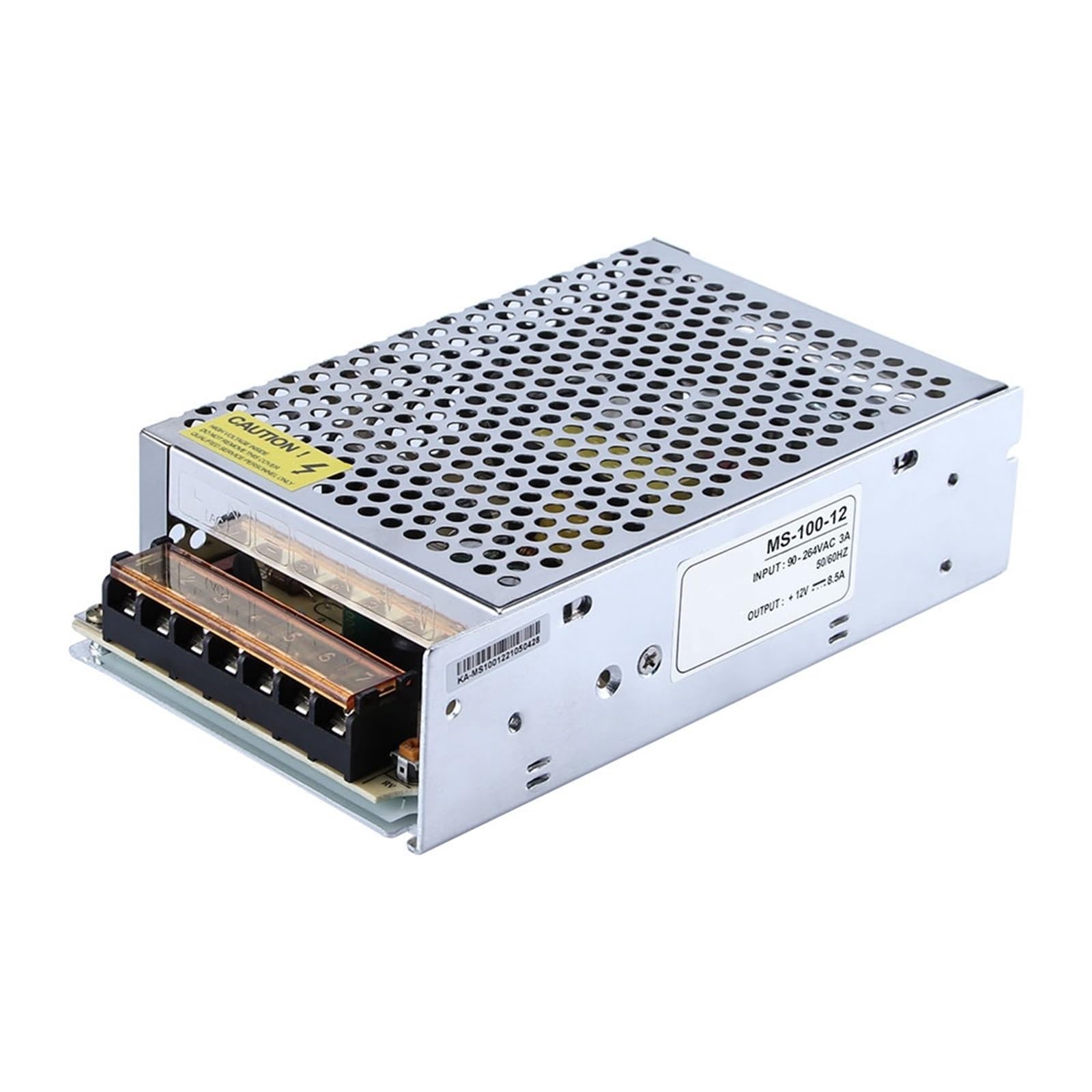 FCARUMIQP Ms-100-12 100W 12V 8.3A Tactical Radio Power Small Size Switching Bench Supply 1Pcs