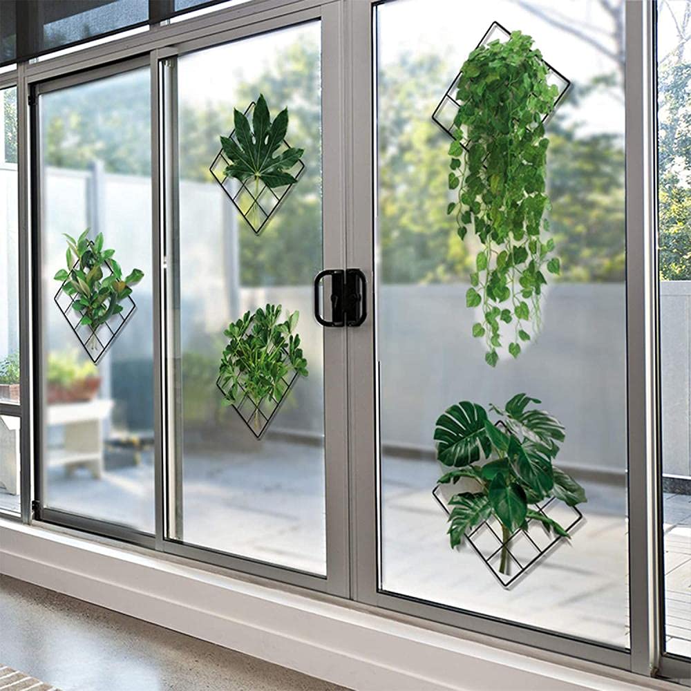 Stickers Muraux Plantes Vertes Pour Décoration D'espaces Ludiques, PVC, Neuf, Thème Nature