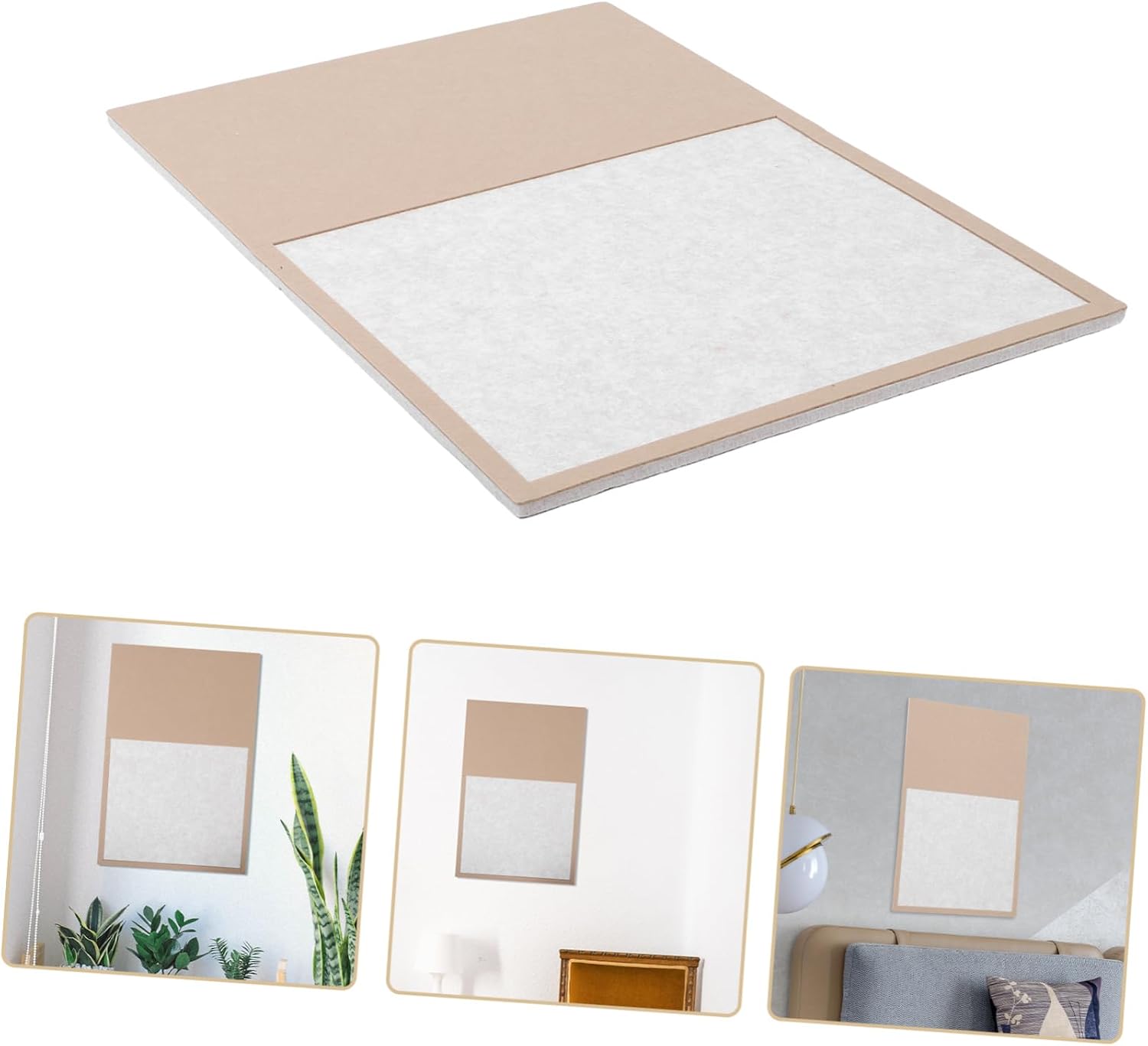 Gadpiparty Chic Colorblocking Felt Photo Background Board Large Cork Board for Bedroom Wall Decor Easy Installation Aesthetic Board Light