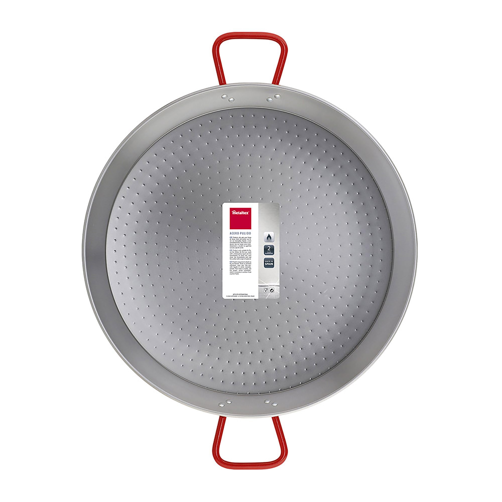 Paella IMEX EL ZORRO 60cm - In Acciaio Smaltato, Per 20 Persone, Grigio - Foto 11
