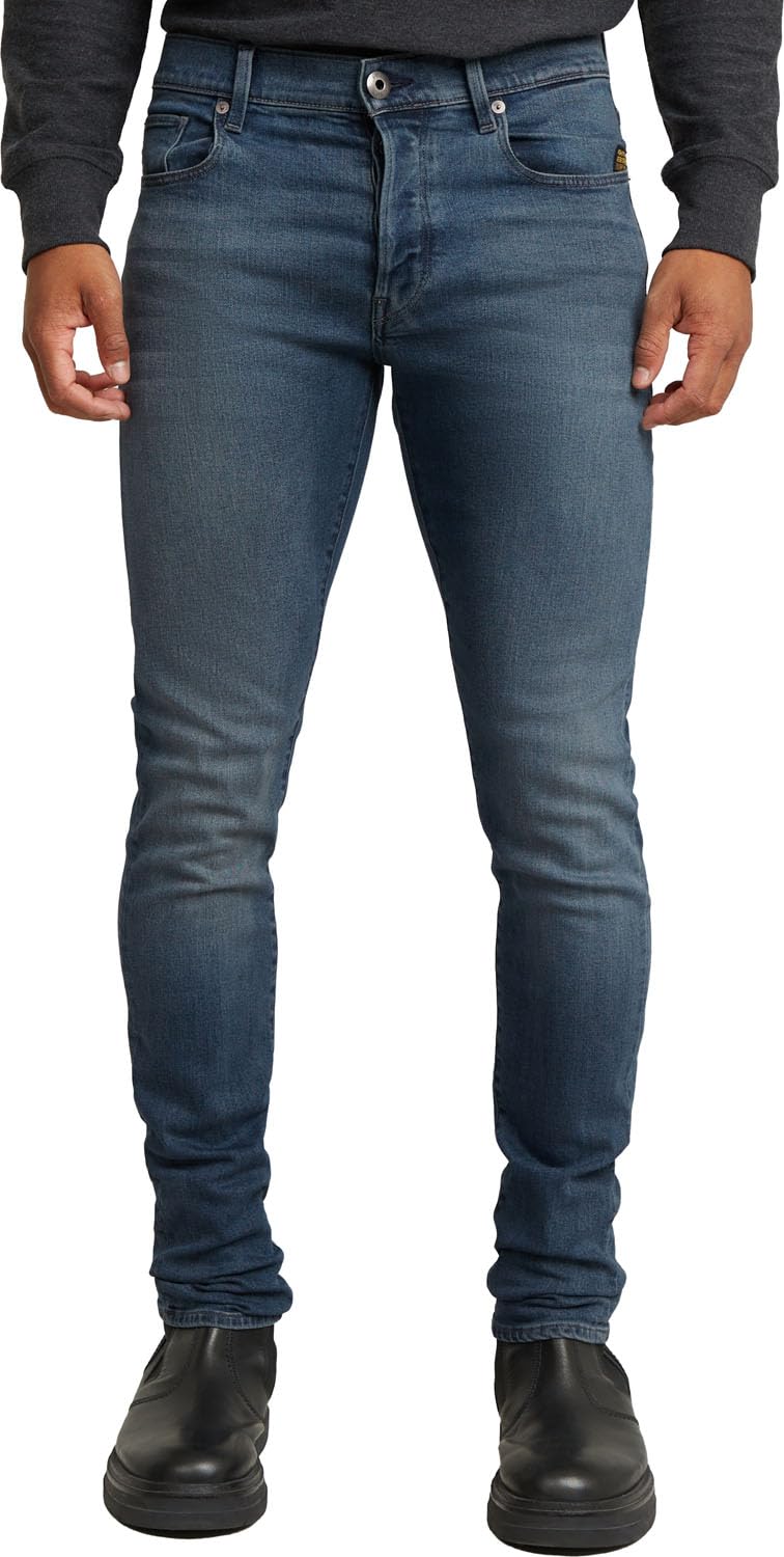 G-STAR 3301 Slim Jeans, Jeans Uomo, Blu (Worn in Yukon Blue 51001-d875-g321), 30W / 34L