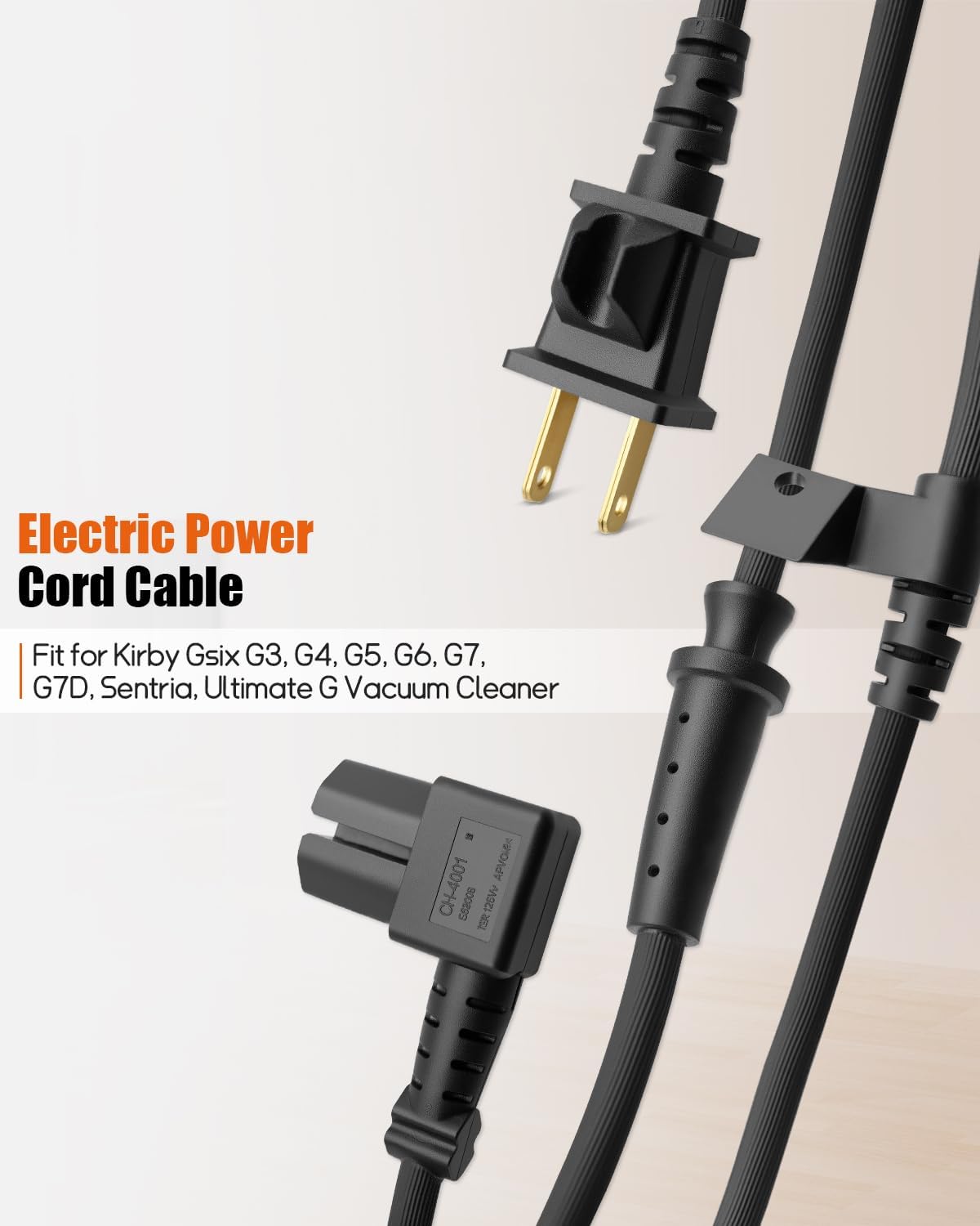 32' Vacuum Cleaner Power Cord Fit for Kirby Gsix G3 G4 G5 G6 G7 G7D Sentria Ultimate G Models Replace 192099 Vacuum Cleaner Cables