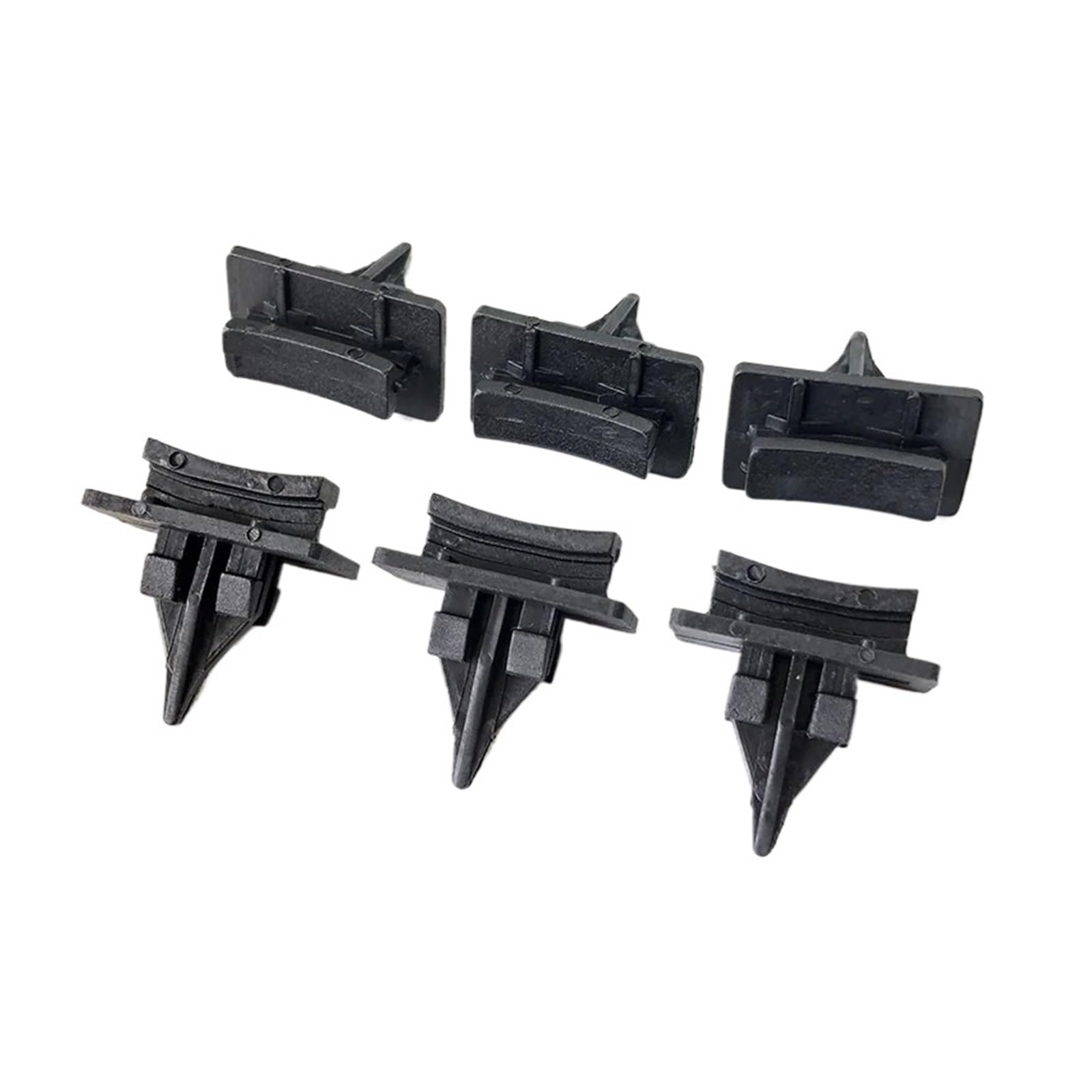 Nlnkdtdpak 10Pcs Windshield Plates Clamp Fit For Ford Transit Mk6 Mk7 A Pillar Front Windscreen Side Trim Clips Moulding Rivet Clip 4069906 4069907(10Pcs)
