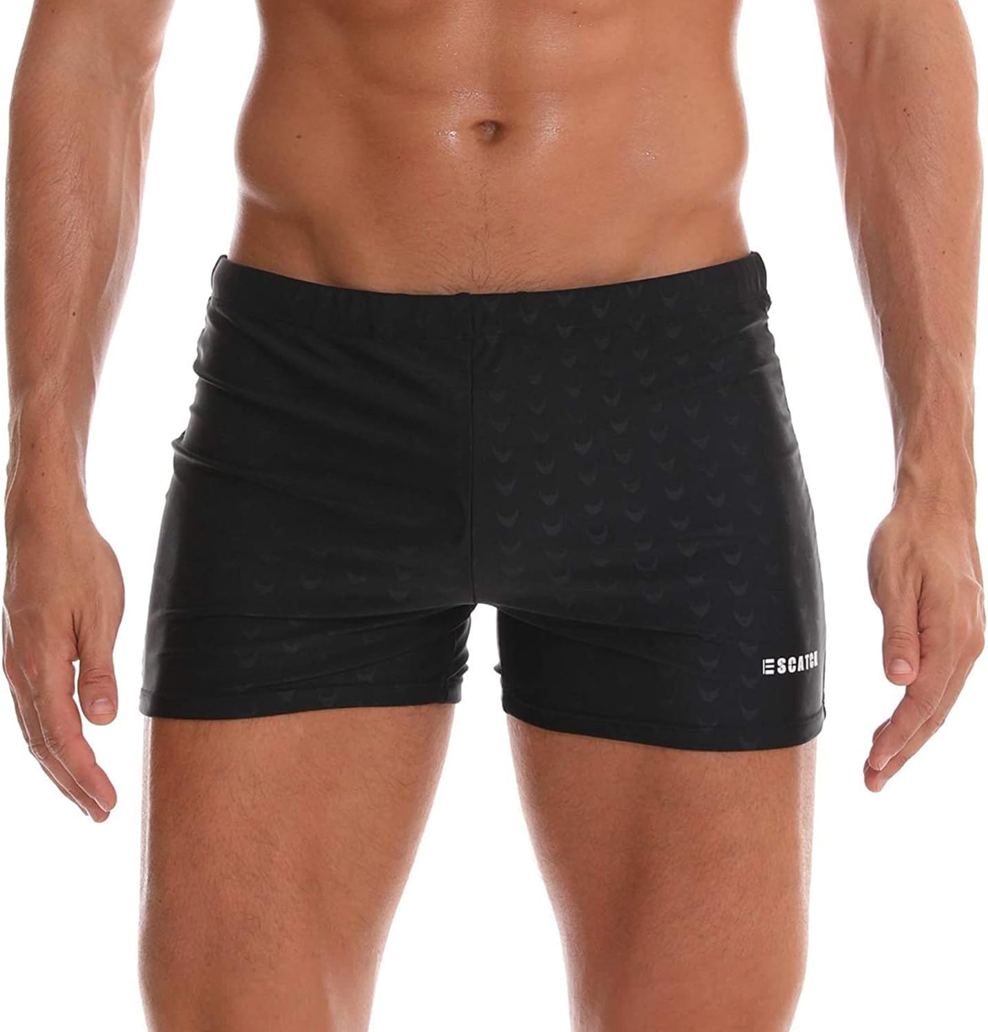 Men's Swimming Trunks Shorts with Removable Pad Sport Boxer Swimwear Boxers Underwear Drawstring Summer Beach Board Shorts Elastic Swimsuit Bottom