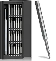 Kit Conjunto de Chave de Fenda 24 em 1 com Estojo Magnético Precisão Ideal para Reparos em Celulares, Notebooks, Relógios e Eletrônicos em Geral Premium