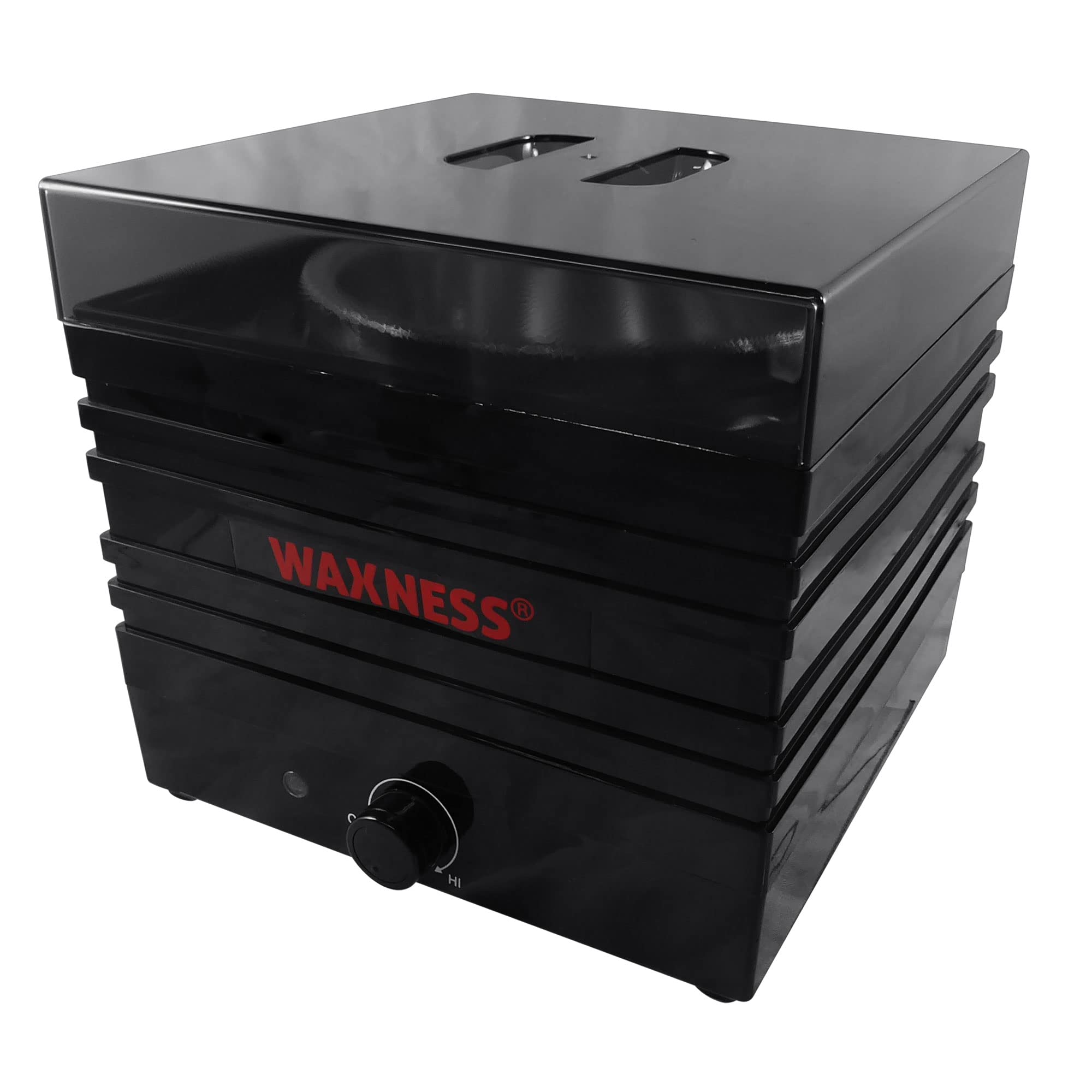 Waxness W-CUBE Professional Wax Heater – Black, 1 lb Capacity, Adjustable temperature, 100W, for Professional Use