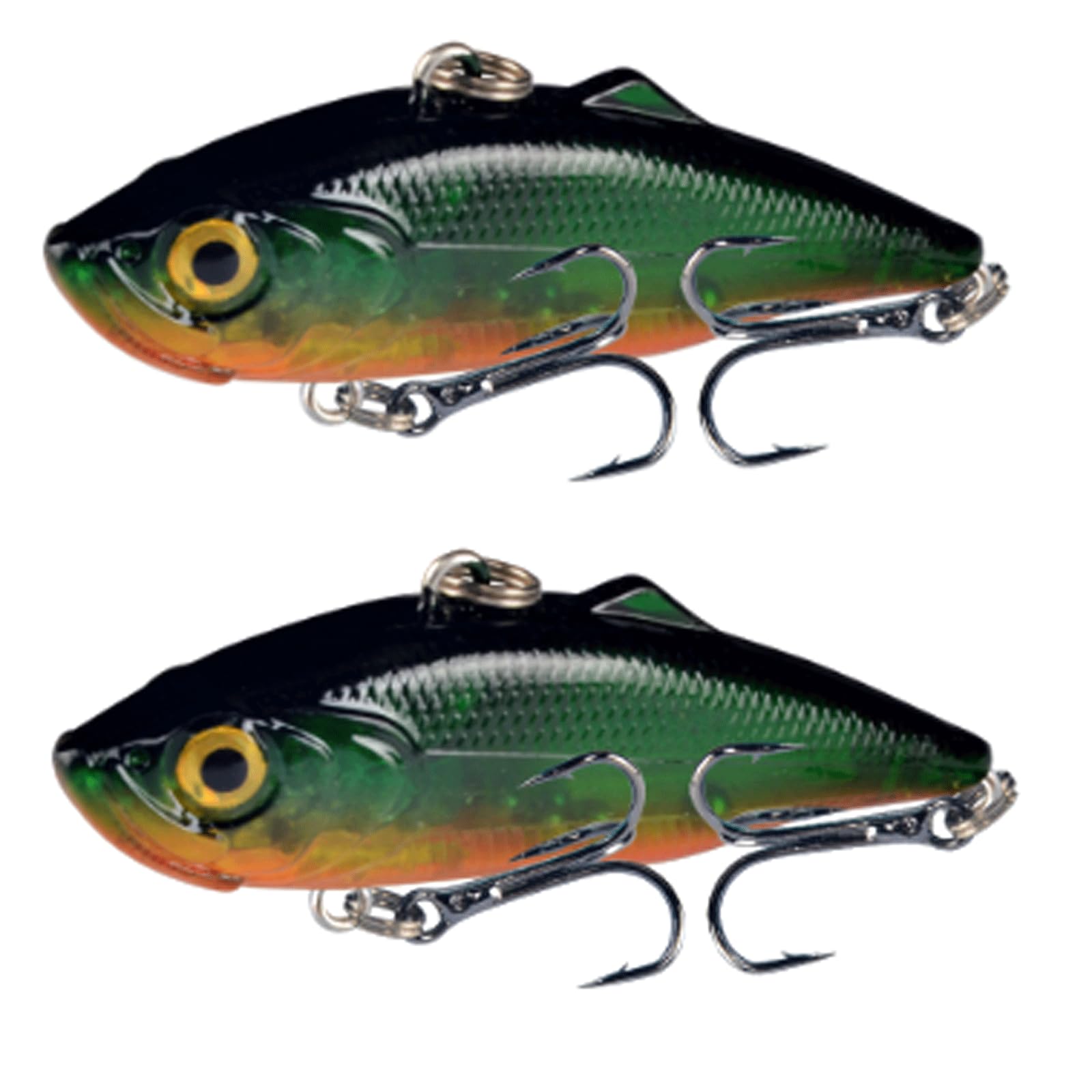 IvyLoutish Fishing Lure Bait 2 Pcs Fishing Tackle Sinking VIB Fishing Baits 6cm 11g Crankbait Plastic Bionic Vibration Hard Bait All Depth Fishing Tackle