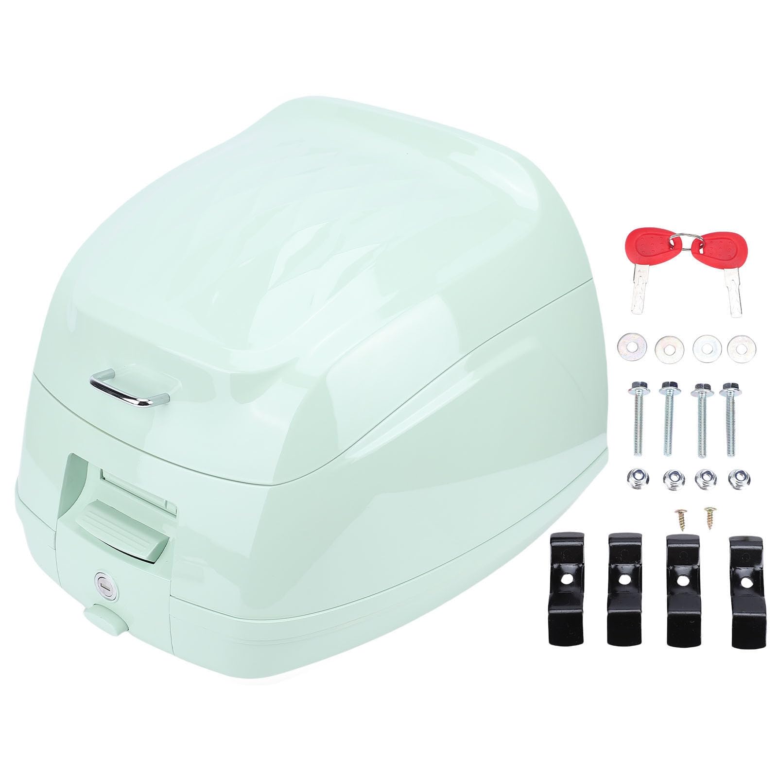 Asixxsix Top Case Moto 32L, Coffre Universel Étanche avec Dossier, pour