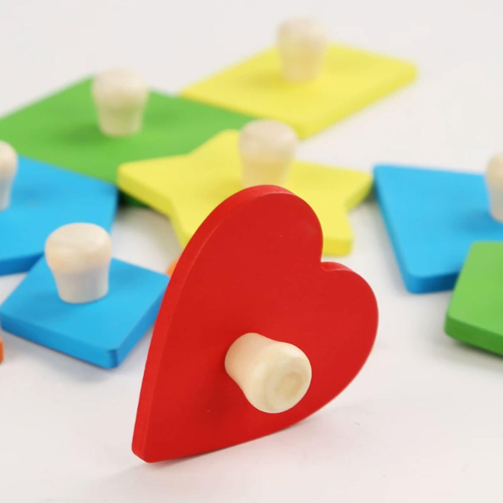 Puzzle en Bois Montessori avec Formes à encastrer