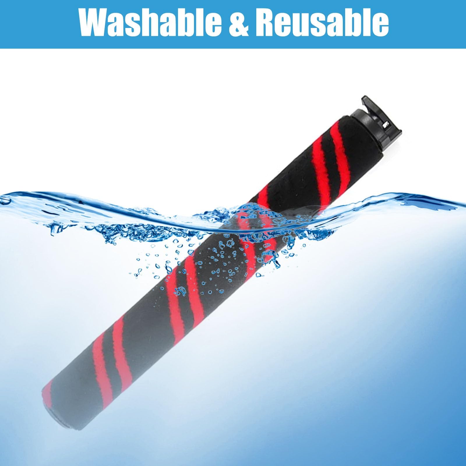 AZ3002 Staubsaugerwalzenbürste und Riemenersatz für Shark AZ3000 LA555 LA700 LA702 Stratos DuoClean PowerFins Standstaubsauger, Riemen Vega 153-3MV-8 und Long Drive Vega EPH219