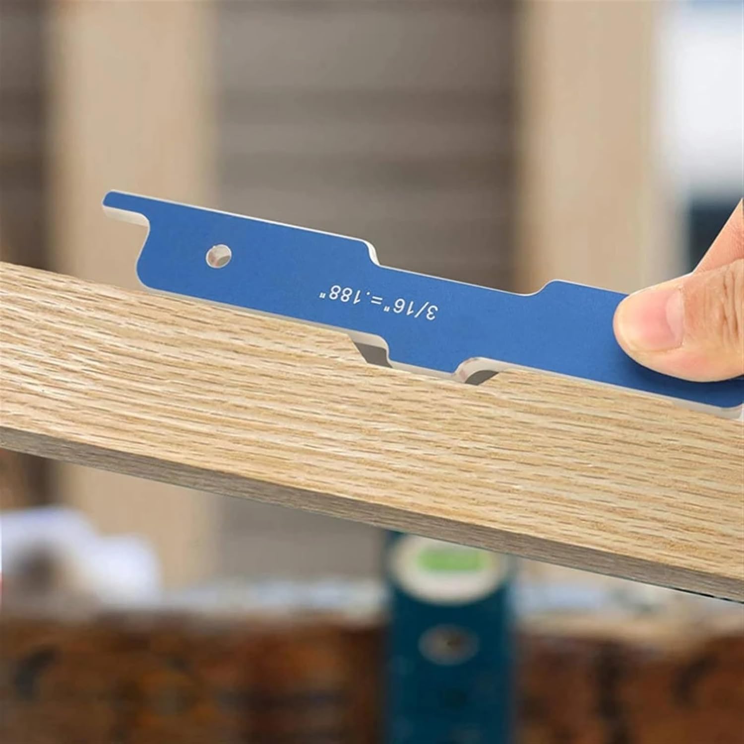 7Pcs Precision Router Saw Table Setup Bars Depth Test Distance Aluminum Alloy Set Up Bar Woodworking Measuring Block