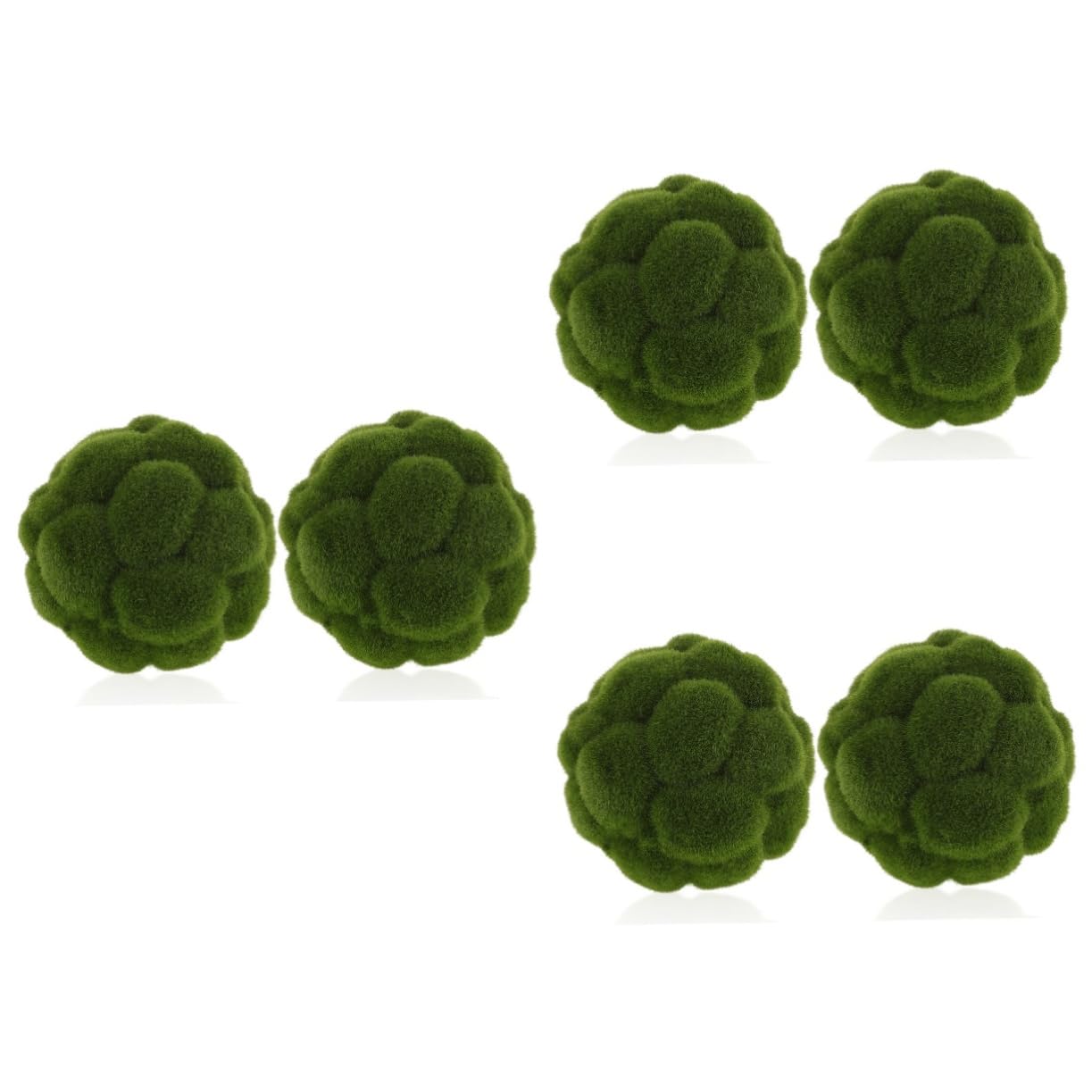 Cabilock 6stücke Künstliche Moosbälle Dekorative Und Deckenhänger Für Hochzeiten Partys Und Gartenarrangements Und Wetterfest