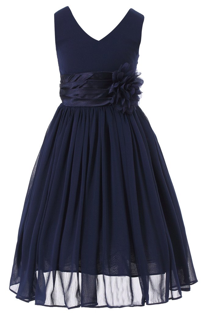 Navy Flower Girl Dresses The Dress Shop