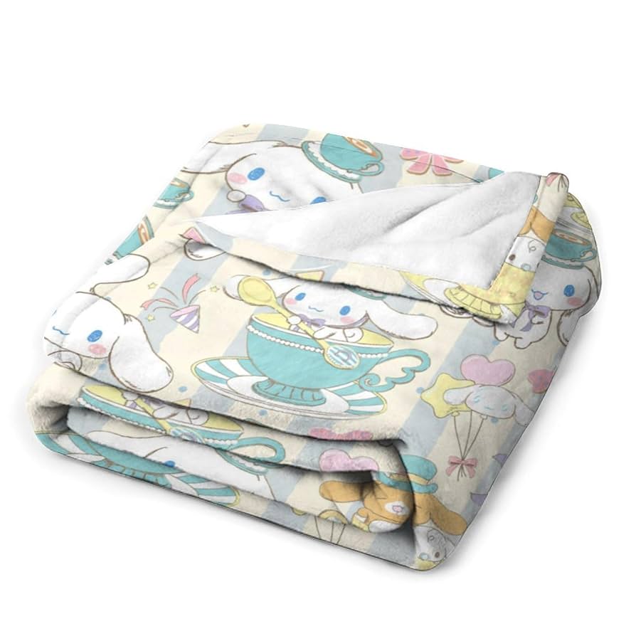 希少レア　シナモロール　天使　ブランケット　毛布　大判　平成レトロ　お昼寝布団 cn01-433080-01.jpg