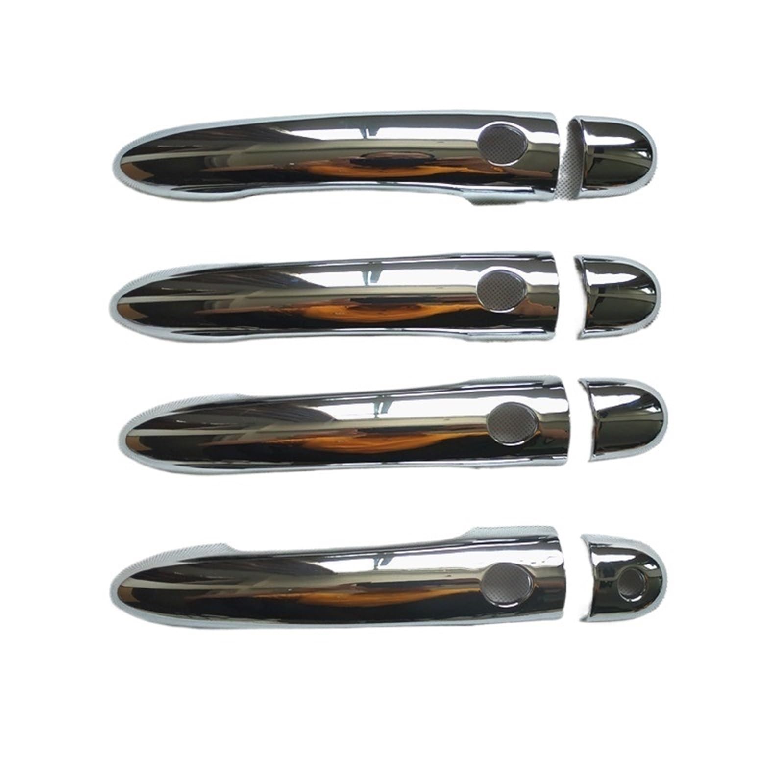 KEDFBTS Handle Trim Shell Compatible with for Megane for MK2 2002 2003 2004 2005 2006 2007 2008 Chrome Door Handle Cover Trim Door Handle Shell(4DK4C1)