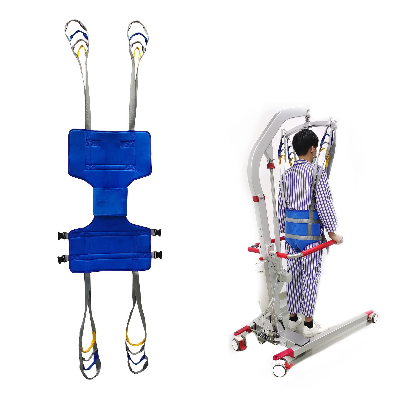 Generico Ausili per la Posizione eretta, Ausili per la Posizione eretta, N Comfort Patient Lift Walking Sling con Supporto a Quattro Punti - Sollevatore per pazienti Attrezzature mediche per la posiz