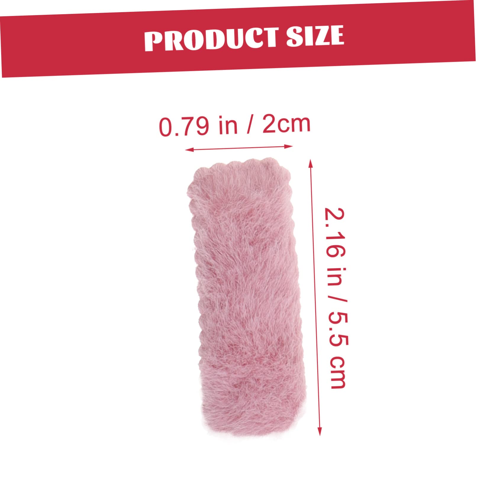 Housoutil 48 Piezas Pasadores cuadrados mullidos accesorios para el cabello de niñas pinzas para el cabello pequeñas pinza de pelo flequillo pinzas para el cabello para niñas