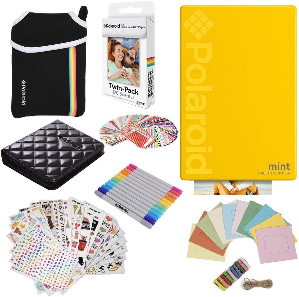 Amazon.com: Polaroid Mint - Impresora de bolsillo con tecnología Zink Zero  Ink y Bluetooth integrado para dispositivos Android e iOS : Electrónica