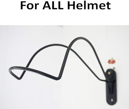 Miniatura 4 de Soporte de hierro fuerte para casco electrónico montado en la pared Exhibición de almacenamiento de casco Soporte de pared para colección de