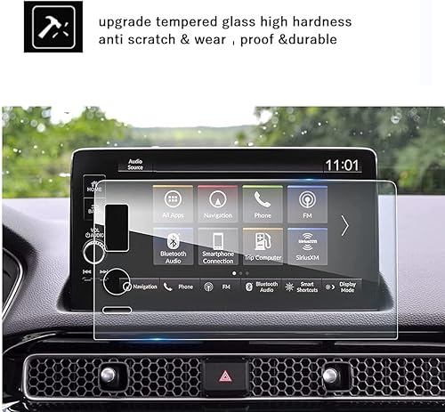Miniatura 4 de Protector de pantalla compatible con Civic Si 2022, pantalla táctil de 9 pulgadas, transparente HD, antiarañazos, Honda Civic Touring