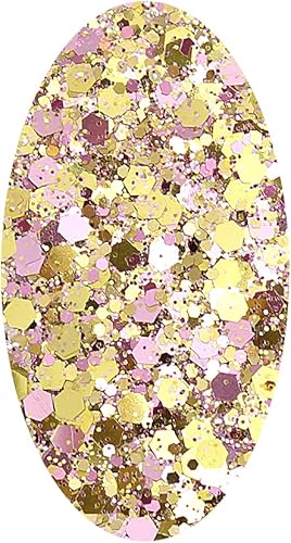 Vista 13 de Brillantina gruesa iridiscente de 3.53 oz, multiuso mixto para artes y manualidades, decoración de copas de vino, bodas, flores, cosméticos