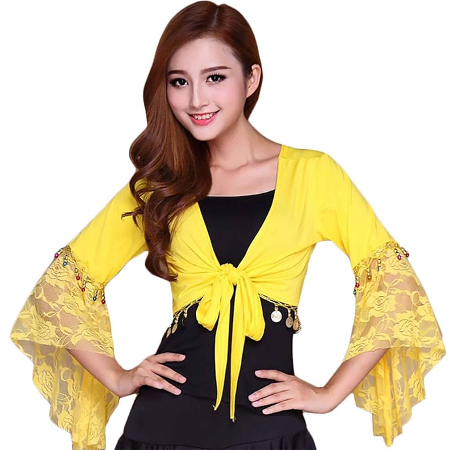 Amazon.co.jp: ベリーダンス 衣装 ボレロ フラメンコ衣装 ボレロ