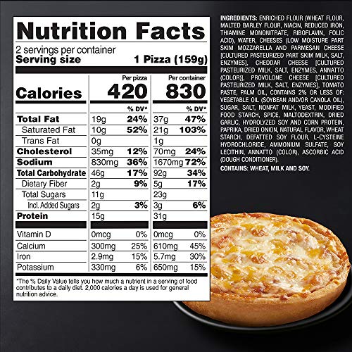 Red Baron Deep Dish Singles 4 Cheese Pizza, 11.2 Oz thumb #12