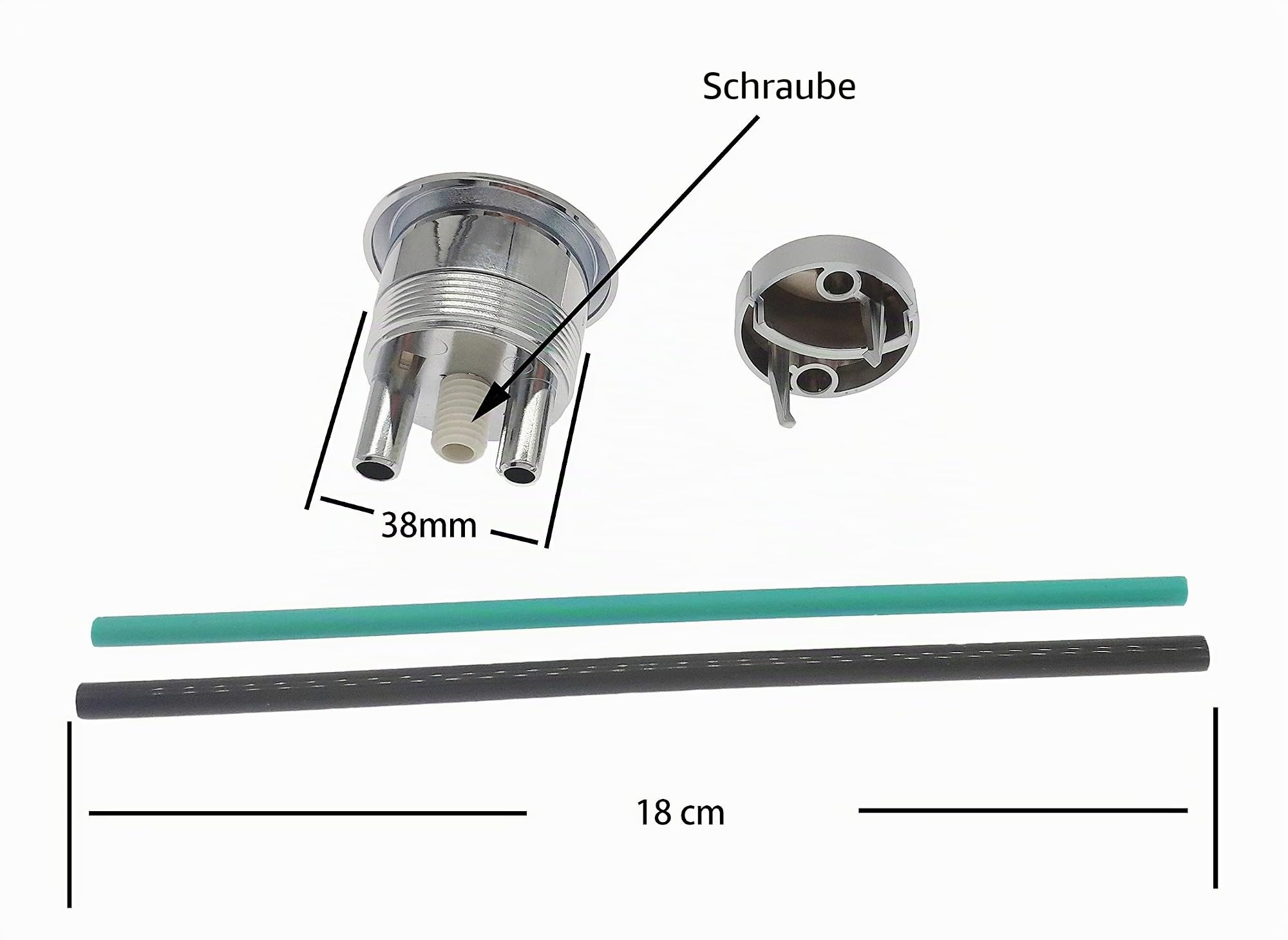 Geberit Impuls 250 Twico 1 Doppelspülventil WC-Spülkasten Auslassventil WC-Spülkasten Ersatz Spülkastenventile