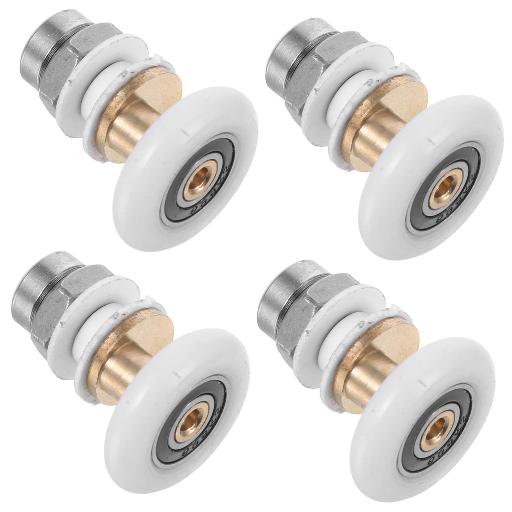 Rodillos para puerta de ducha en mamparas correderas pack de 4 unidades para baño