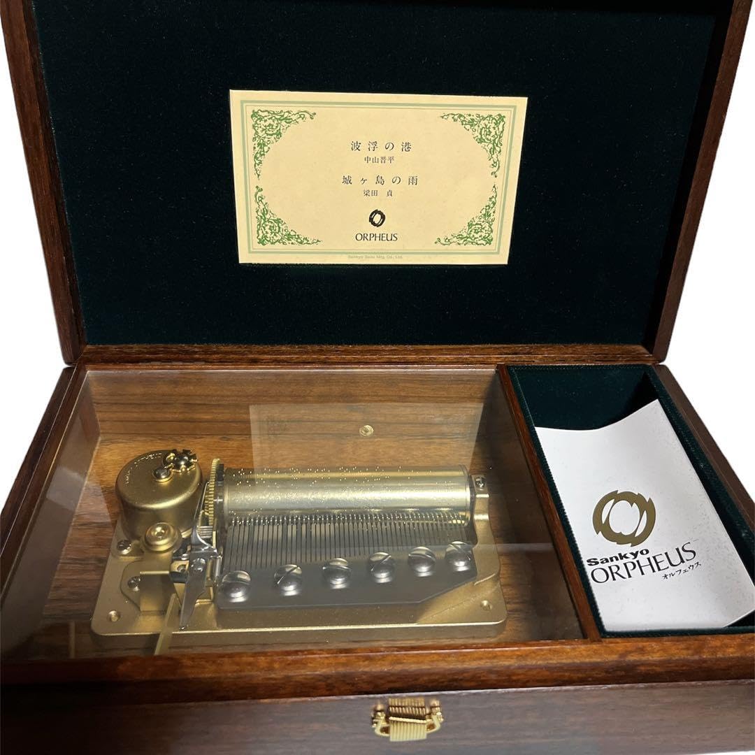 未使用品】オルフェウス SANKYO ORPHEUS オルゴール 動作確認済み