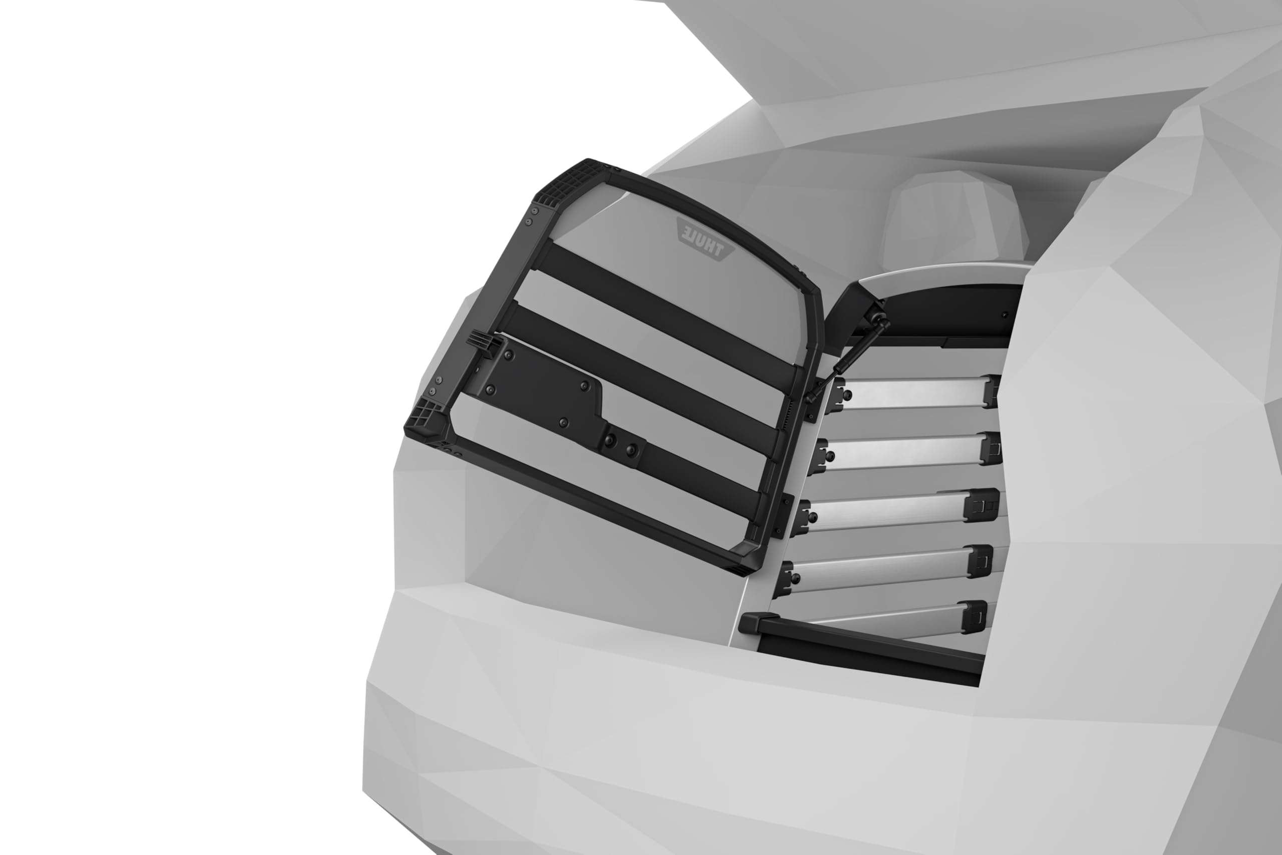 Thule Allax Threshold Compatible Dog Crate for Vehicle Travel - Size M - Fits Vehicles with Trunk Threshold - High-Strength Construction - Adjustable for Dog and Vehicle fit