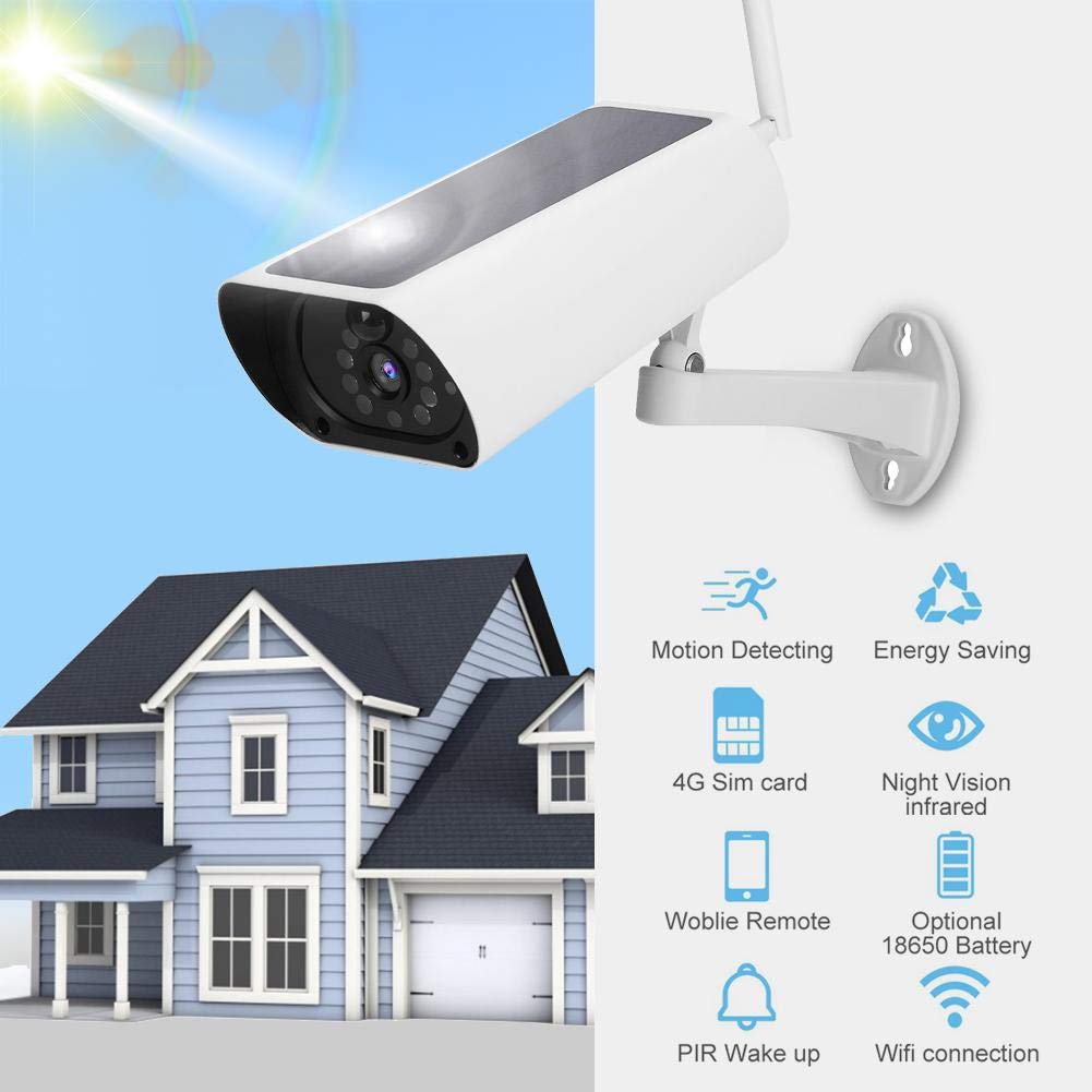 Amazon.com: 1080P 4G WIFI Solar Powered IP Camera Outdoor Waterproof CCTV  Night Vision IP66 Waterproof Security Bullet Camera, with Night Vision  Function, TF Card Storage(US Plug) : Electronics