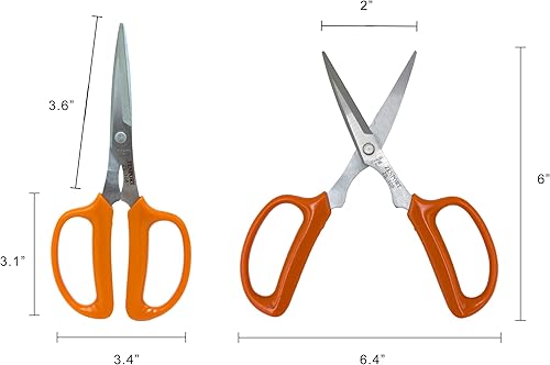 Miniatura 5 de Zenport ZS108 Tijeras multiusos, acero inoxidable, 7 pulgadas