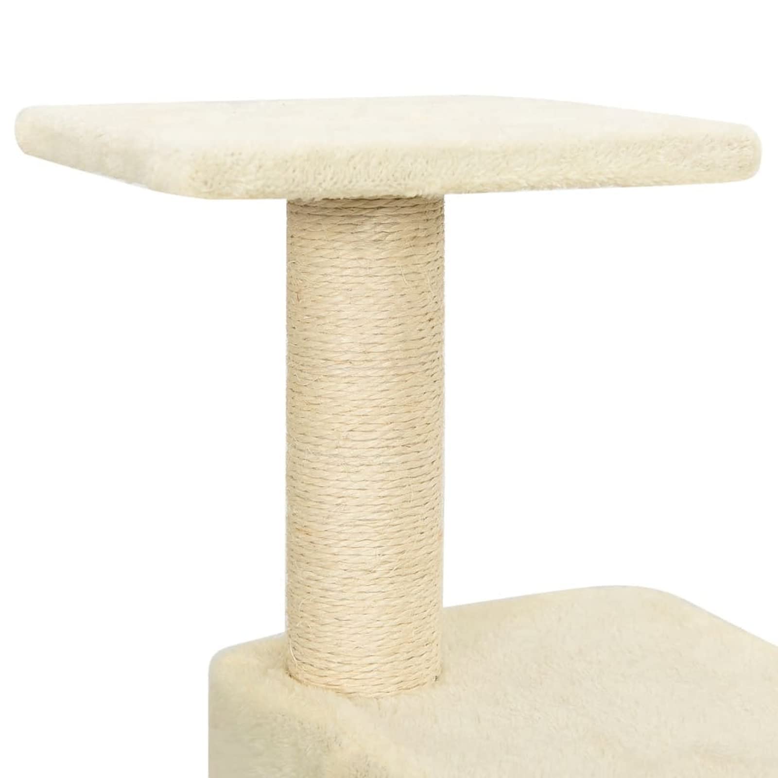 Rascador para Gatos con Postes de sisal, XIAOGUANG Arbol para Gatos, Gatos Accesorios, Arranhador para Gatos, Arbol Rascador Gatos, Crema 119 cm