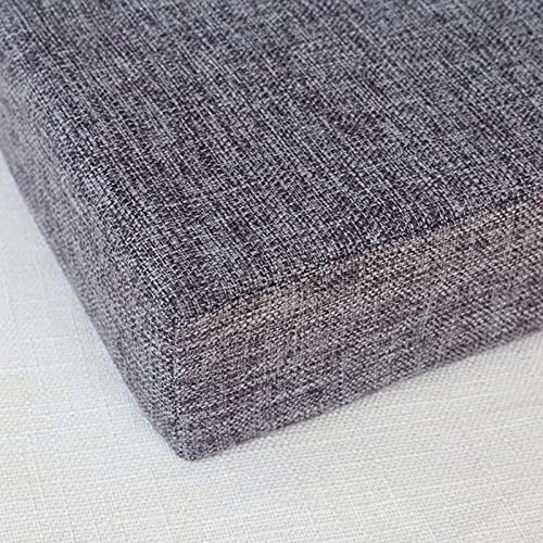 Coussin de table gris 60x60 cm idéal pour vos repas en terrasse