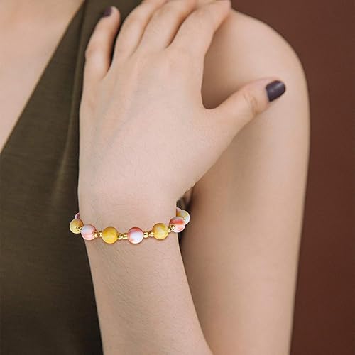 Miniatura 6 de Aylifu Cuentas espaciadoras redondas de metal, 1000 cuentas espaciadoras redondas de 0.118 pulgadas (0.118 in), cuentas sueltas chapadas en oro,