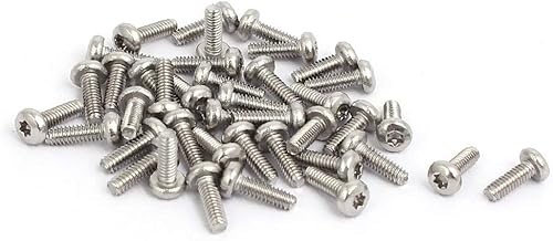 X-DREE M2 x 6mm 304 Stainless Steel Torx Pan Head Screws Bolts Fasteners 40pcs(M2 x 6 mm 304 Tornillos de cabeza Torx Pan de acero inoxidable