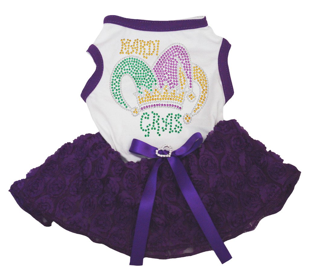 Robe de Mardi Gras pour chien idéale pour déguiser votre animal