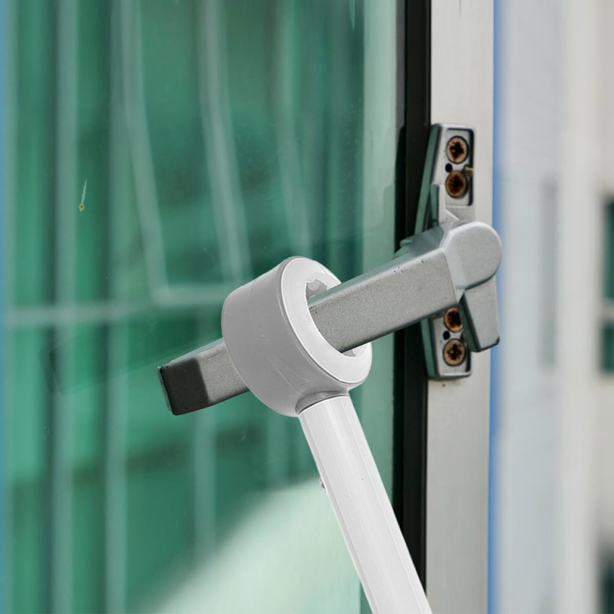 Operitacx Fensteröffnerstange aus Aluminiumlegierung mit Kunststoffgriff zum Öffnen von Dachfenstern und Fenstern für Bessere Belüftung im Innen und Außenbereich