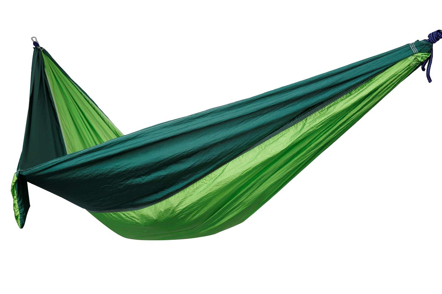 FabSeasons Double Camping Hammock - Lightweight Nylon Portable Hammock, Best Parachute Double Hammock for Backpacking, Camping, Travel, Beach, Garden Yard. 118"(L) x 78"(W)-image-44